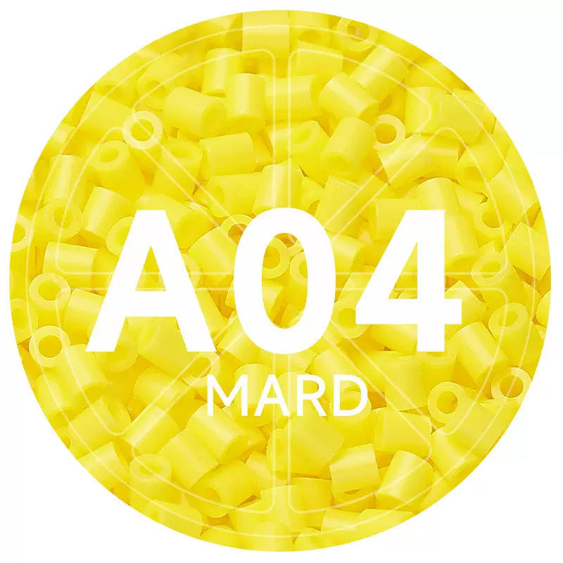 A4 Egg Yolk 2.6mm Mini Fuse Beads Refill Pack, 1,000 Beads, 10g