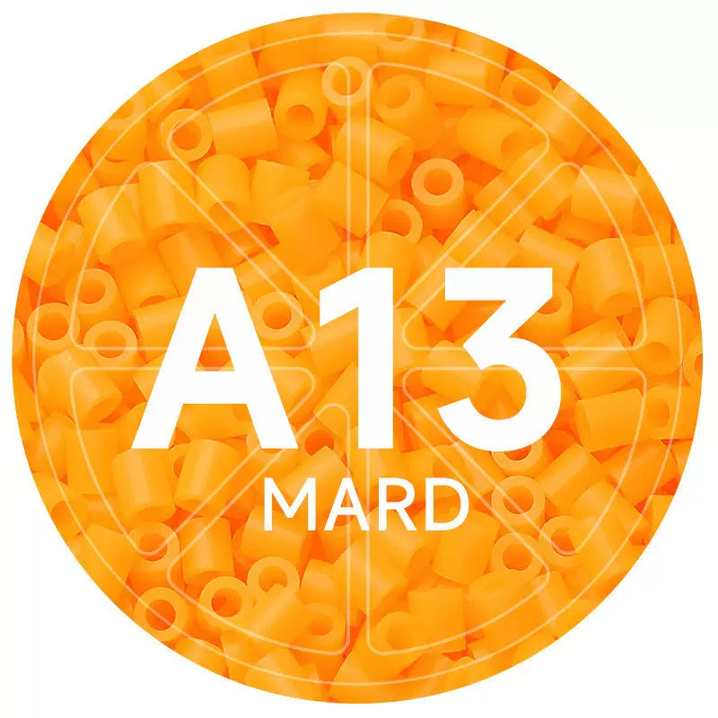 A13 Tangerine 2.6mm Mini Fuse Beads Refill Pack, 1,000 Beads, 10g