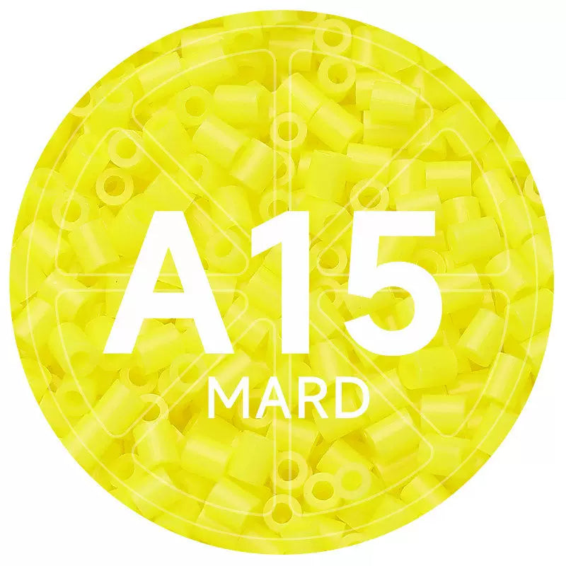 A15 Lemon 2.6mm Mini Fuse Beads Refill Pack, 1,000 Beads, 10g
