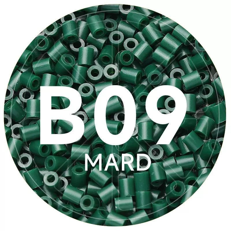 B9 Dark Green 2.6mm Mini Fuse Beads Refill Pack, 1,000 Beads, 10g