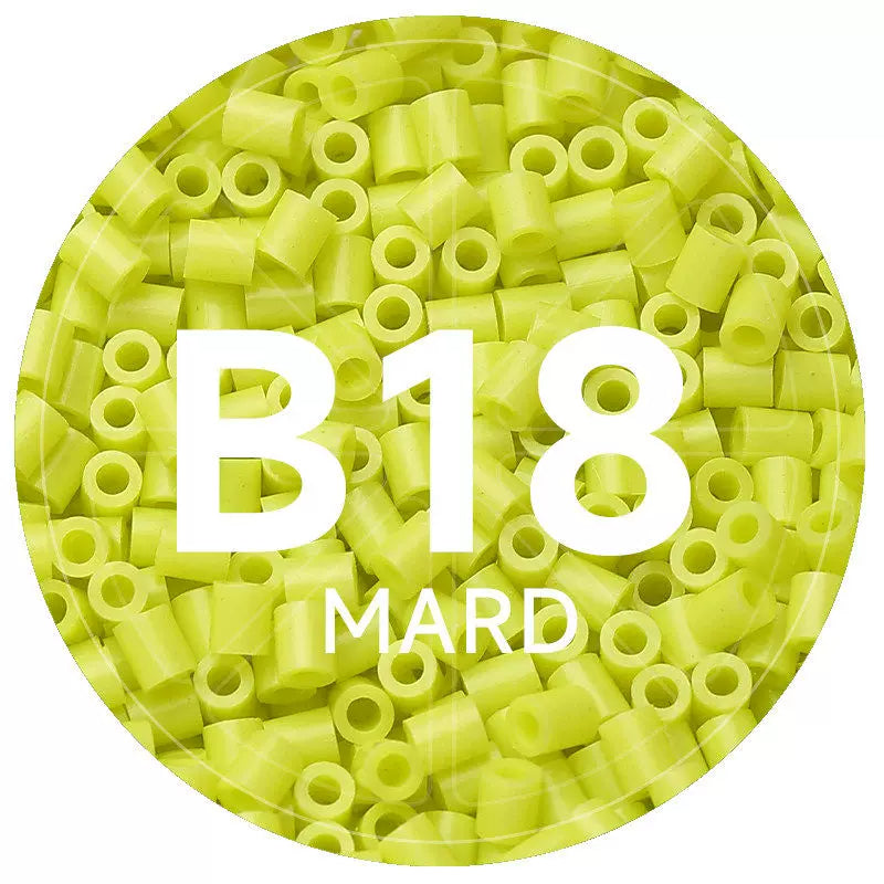B18 Light Lime 2.6mm Mini Fuse Beads Refill Pack, 1,000 Beads, 10g