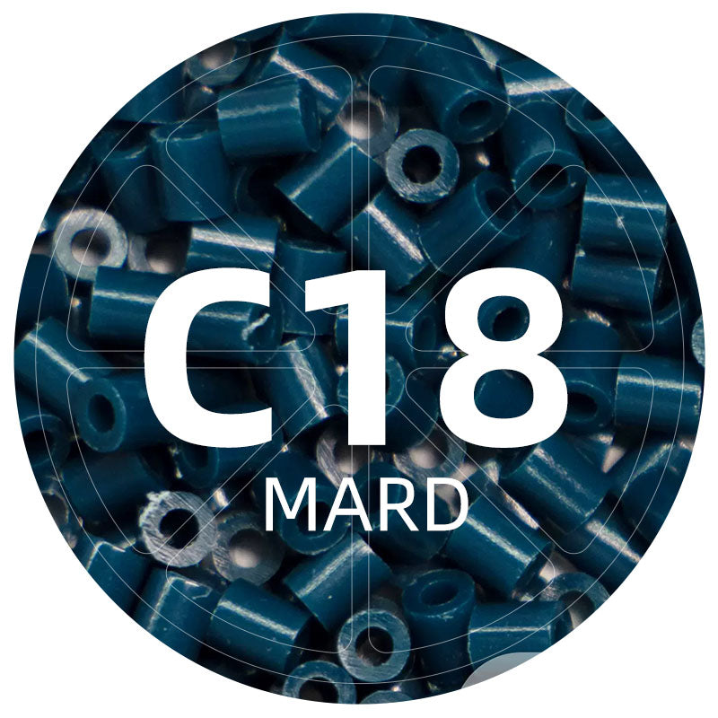C18 Iron Blue 2.6mm Mini Fuse Beads Refill Pack, 1,000 Beads, 10g