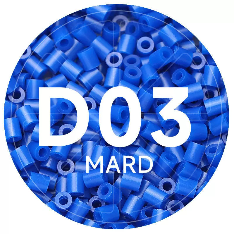 D3 Orchid 2.6mm Mini Fuse Beads Refill Pack, 1,000 Beads, 10g