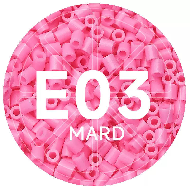 E3 Young Girl 2.6mm Mini Fuse Beads Refill Pack, 1,000 Beads, 10g