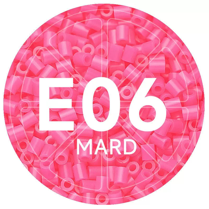 E6 Rouge Pink 2.6mm Mini Fuse Beads Refill Pack, 1,000 Beads, 10g