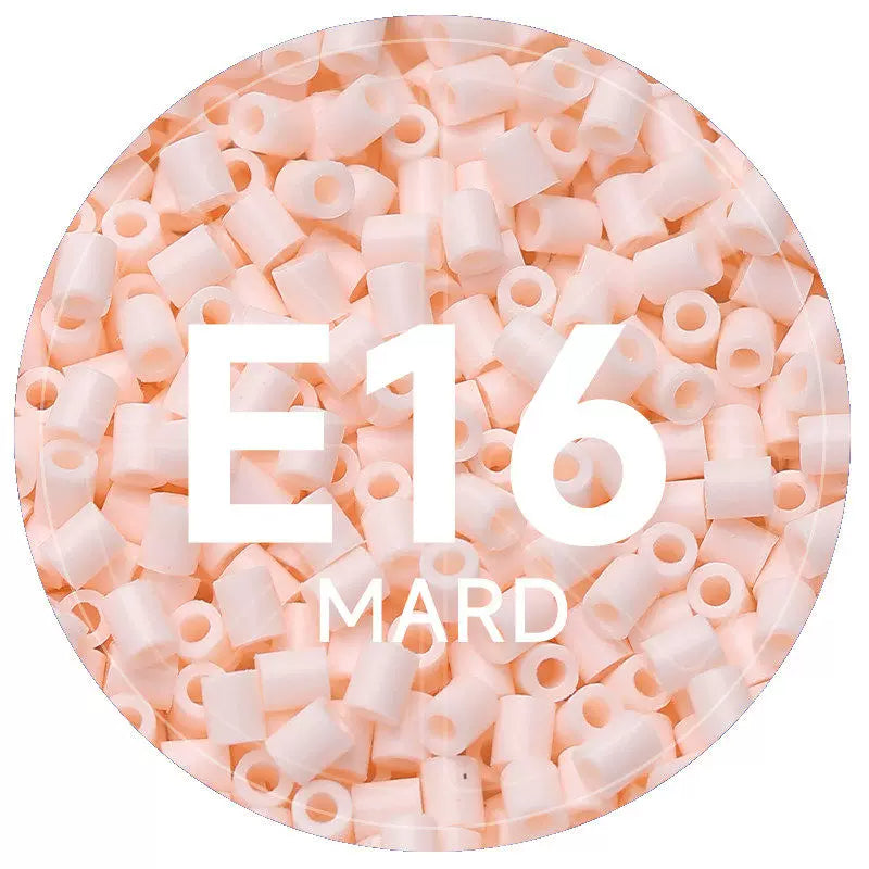 E16 White Peach 2.6mm Mini Fuse Beads Refill Pack, 1,000 Beads, 10g