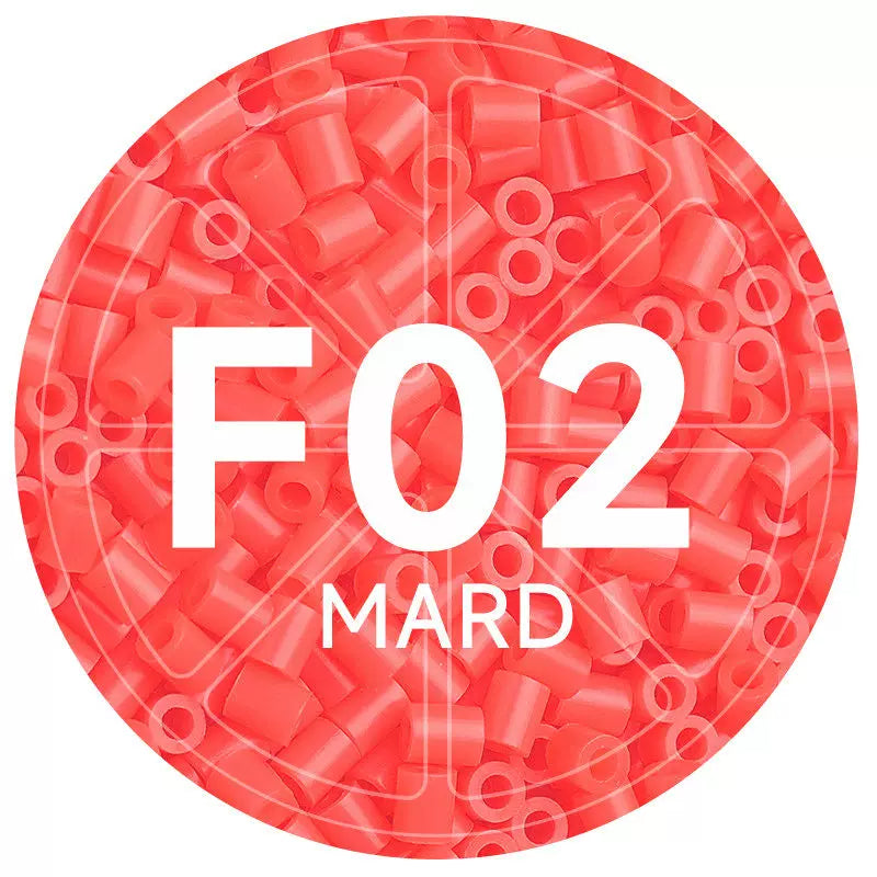 F2 Coral 2.6mm Mini Fuse Beads Refill Pack, 1,000 Beads, 10g