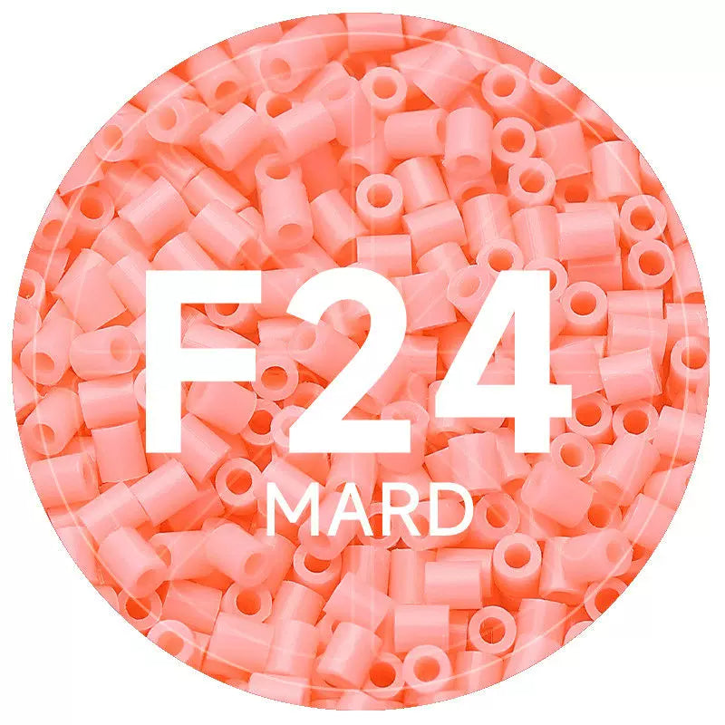 F24 Cotton Candy 2.6mm Mini Fuse Beads Refill Pack, 1,000 Beads, 10g
