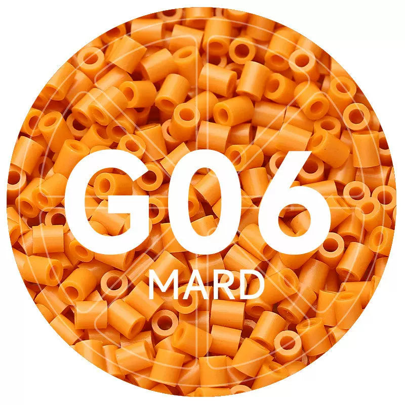 G6 Redwood 2.6mm Mini Fuse Beads Refill Pack, 1,000 Beads, 10g