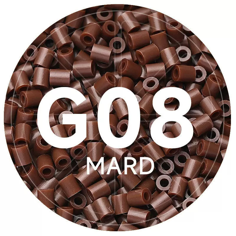 G8 Chocolate 2.6mm Mini Fuse Beads Refill Pack, 1,000 Beads, 10g