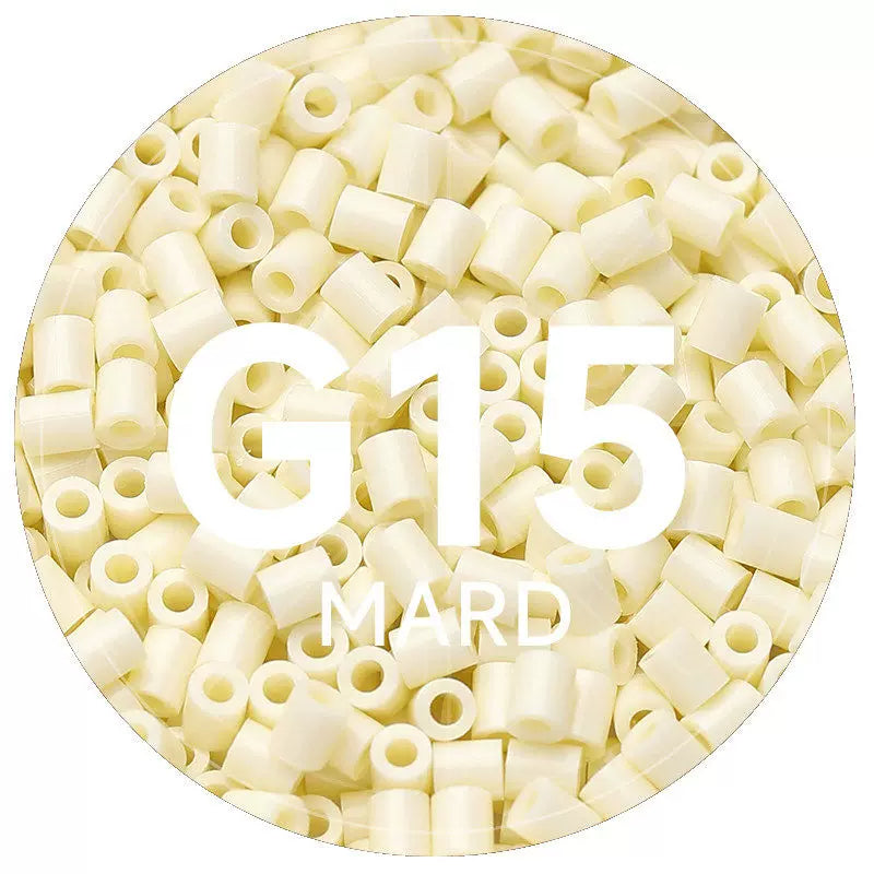 G15 Translucent White 2.6mm Mini Fuse Beads Refill Pack, 1,000 Beads, 10g