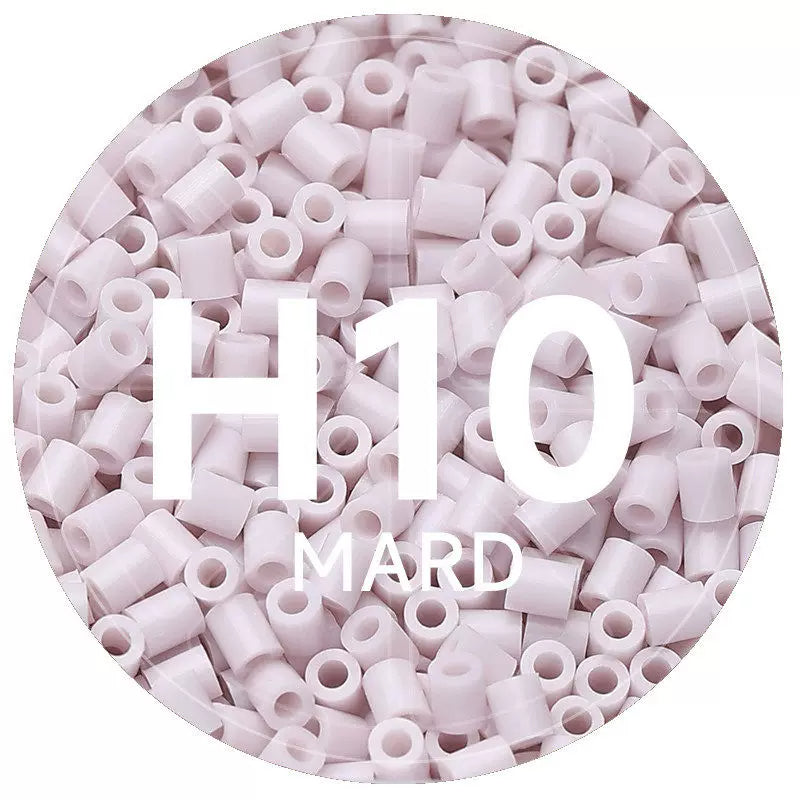H10 Ash Gray 2.6mm Mini Fuse Beads Refill Pack, 1,000 Beads, 10g