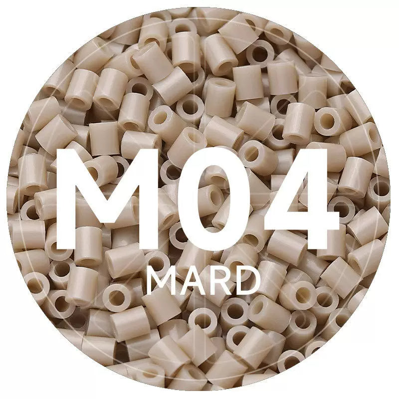 M4 Beige 2.6mm Mini Fuse Beads Refill Pack, 1,000 Beads, 10g