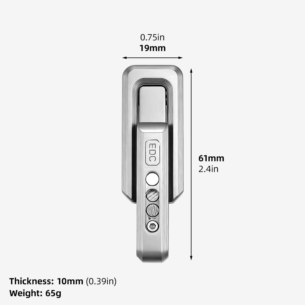 EDC Fidget Slider Fidget Toy Adult Stress Relief Metal Push Pull ADHD Recreational Tactile Xlock Magnetic Double Push Fidget Coin