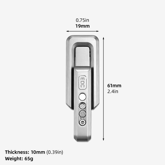 EDC Fidget Slider Fidget Toy Adult Stress Relief Metal Push Pull ADHD Recreational Tactile Xlock Magnetic Double Push Fidget Coin