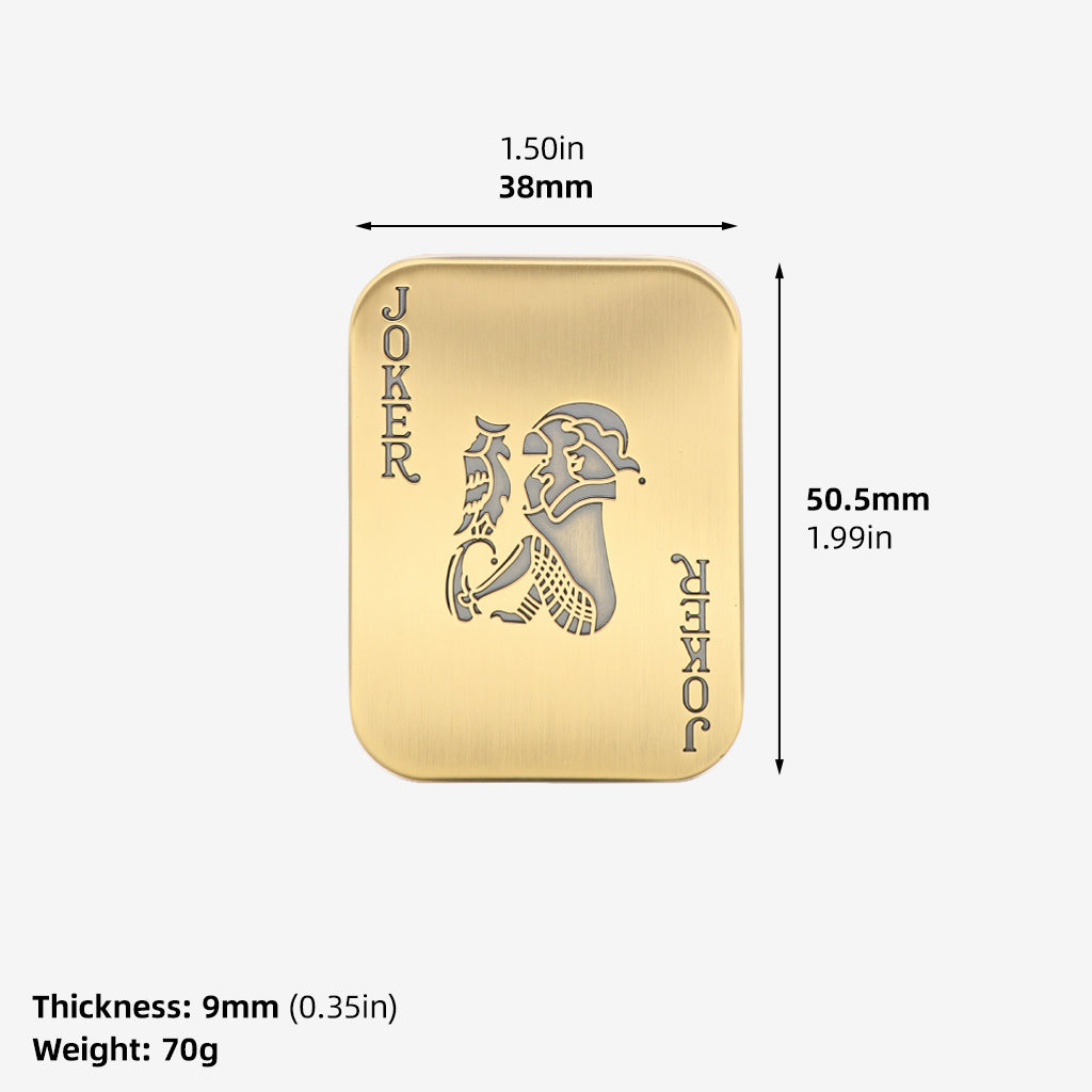 Poker King Metal Magnetic EDC Finger Slider