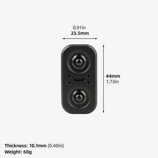 Magnetic Owl Fidget Slider – Metal EDC Spinner Gadget