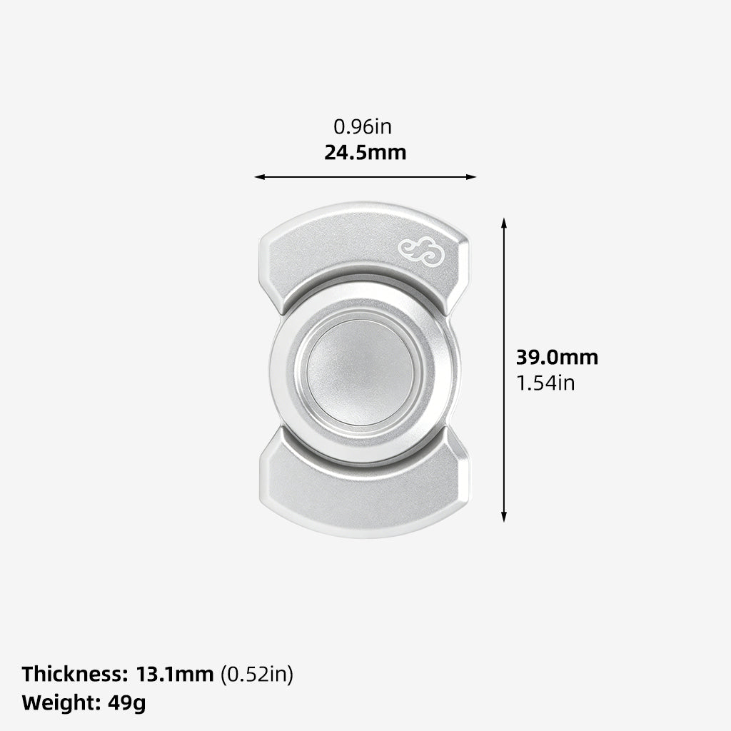 3 in 1 Metal Magnetic Fidget Slider and Hand Spinner