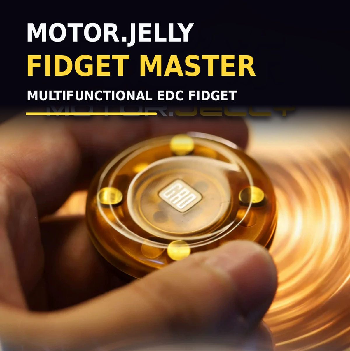 GAO STUDIO Motor Jelly Magnetic Vibration EDC Fidget Toy
