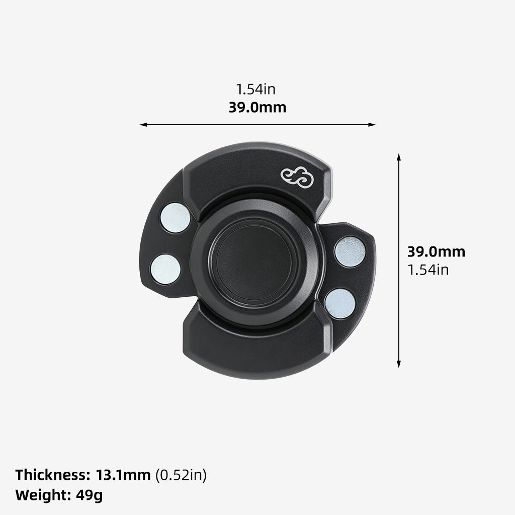 3 in 1 Metal Magnetic Fidget Slider and Hand Spinner