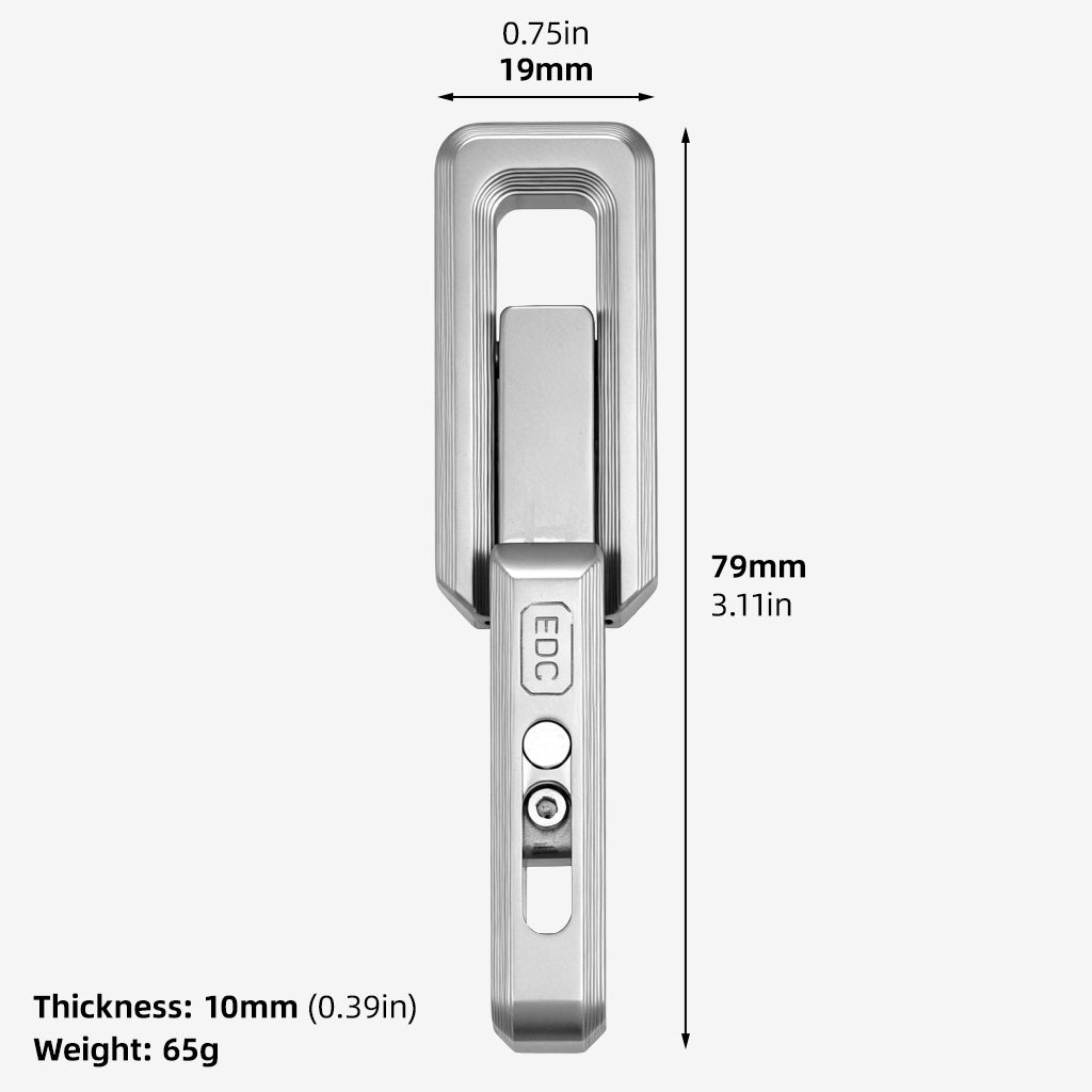 EDC Fidget Slider Fidget Toy Adult Stress Relief Metal Push Pull ADHD Recreational Tactile Xlock Magnetic Double Push Fidget Coin