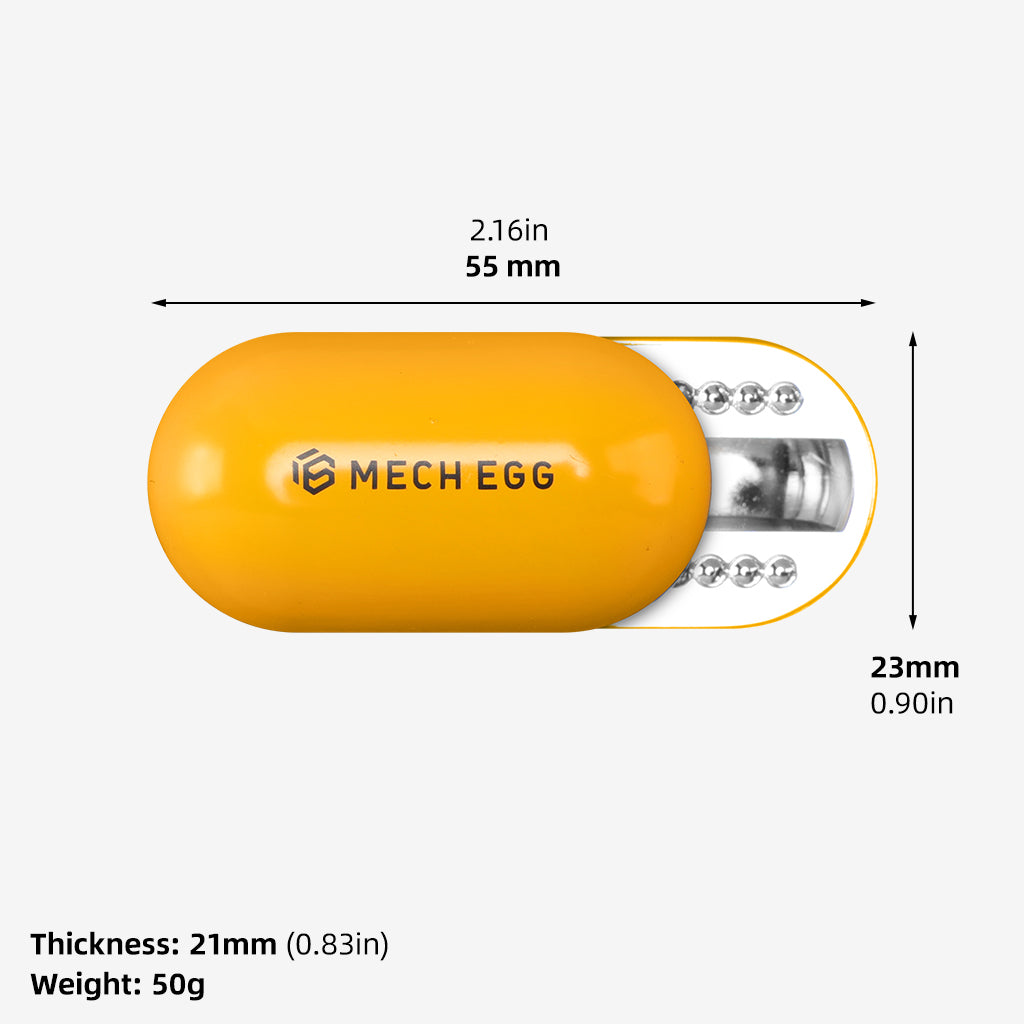 Mech Egg Fidget Slider Metal Fidget Toys EDC Clicky Slider Fidget Egg Sensory