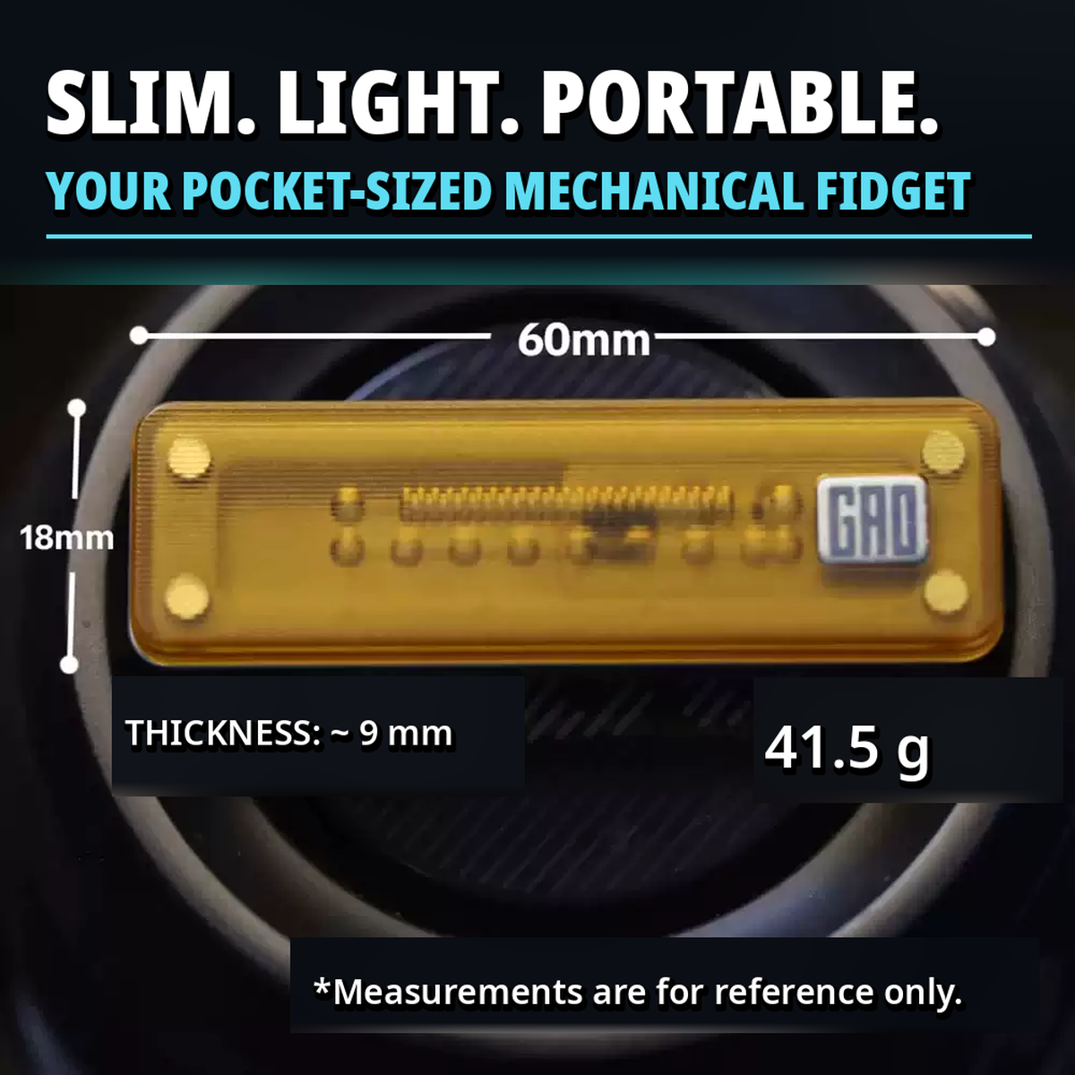 GAO STUDIO Ma Ya Tan Magnetic Quick-Swap Dual-Track EDC Slider