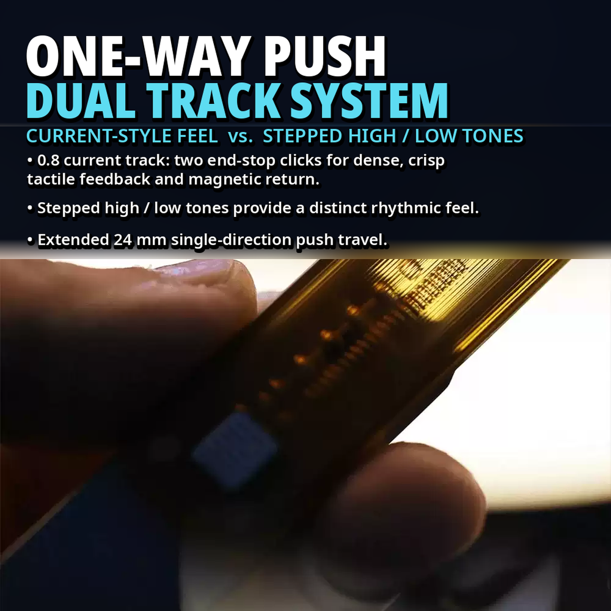 GAO STUDIO Ma Ya Tan Magnetic Quick-Swap Dual-Track EDC Slider