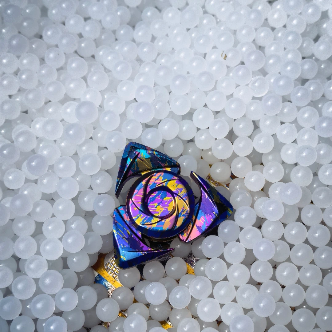DLEDC New Titanium Alloy Spin Blade Fidget Spinner