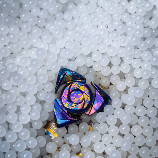 DLEDC New Titanium Alloy Spin Blade Fidget Spinner
