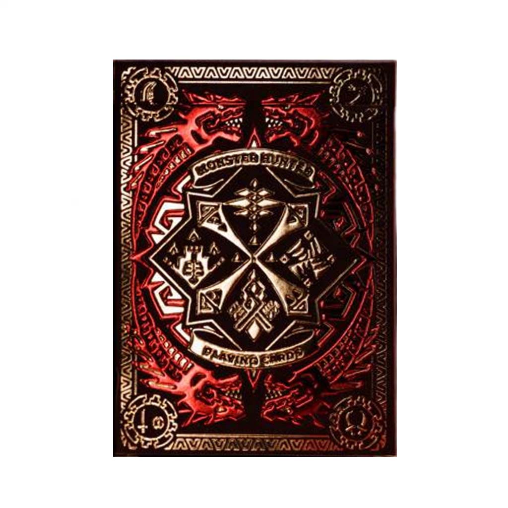 Monster Hunter Playing Cards - Collectors Edition Red