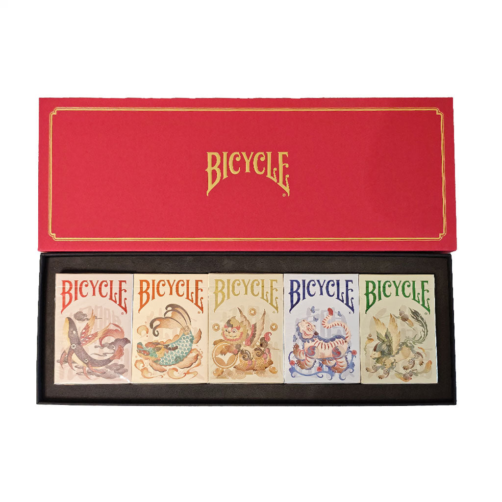 5 Decks Bicycle Gift box（Cards not included）