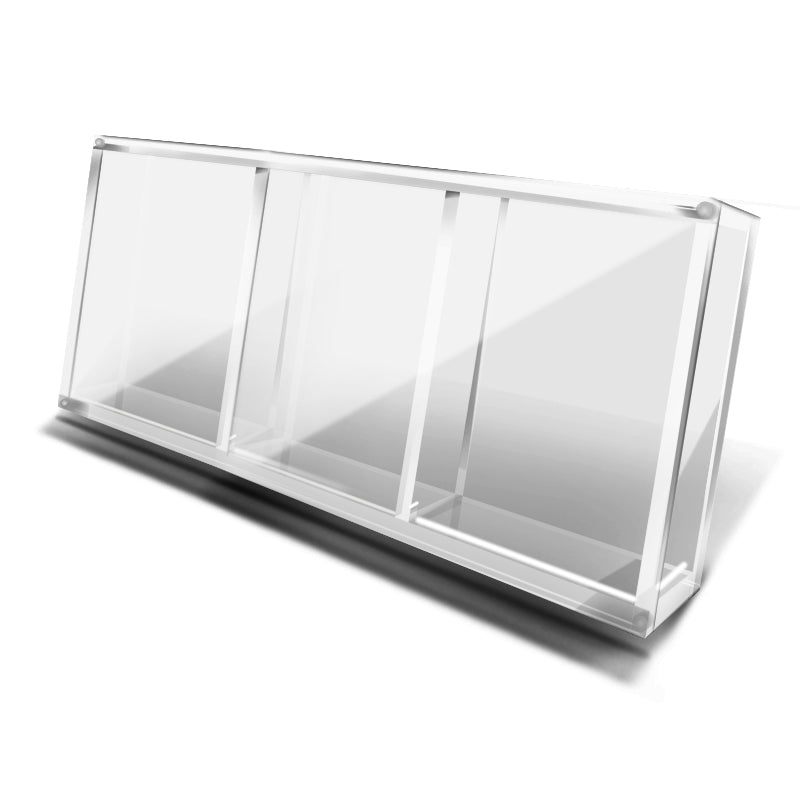 3 Decks Acrylic Box with Bicycle Logo