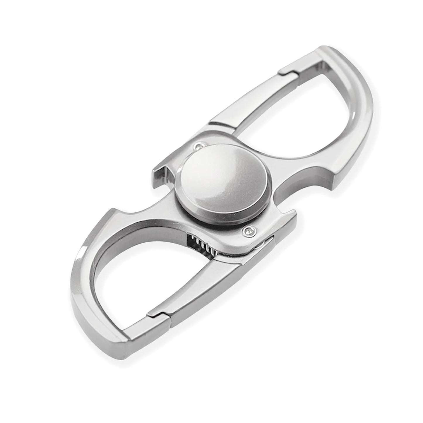 Silvery Fidget Toy, Fidget Ring, Heavy Duty Key Rings, Smooth and Quiet Operation