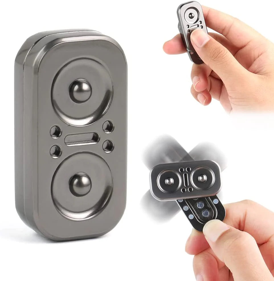 Magnetic Owl Fidget Slider – Metal EDC Spinner Gadget