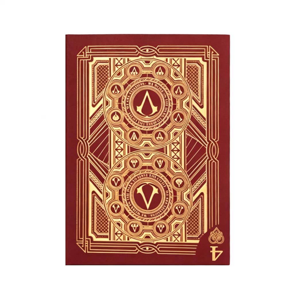 Assassin's Creed Legacy Ver. II Playing Cards - Garnet Hidden Blade Edition