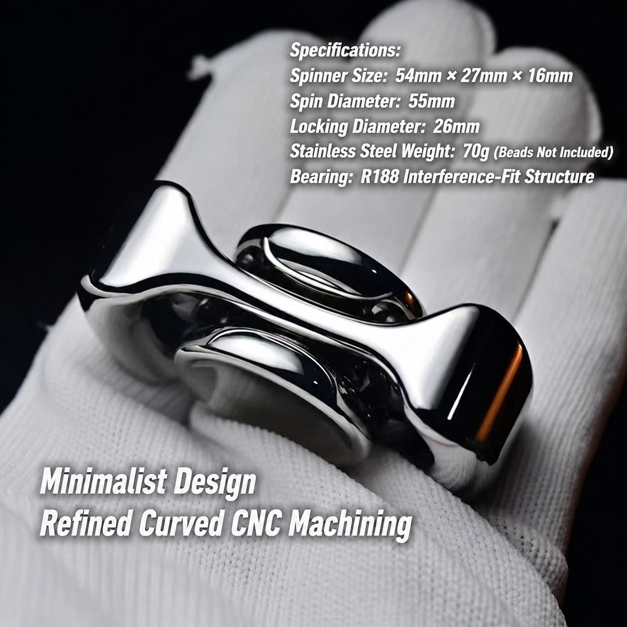 MEGA Horizon Dual-Arm EDC Finger Spinner