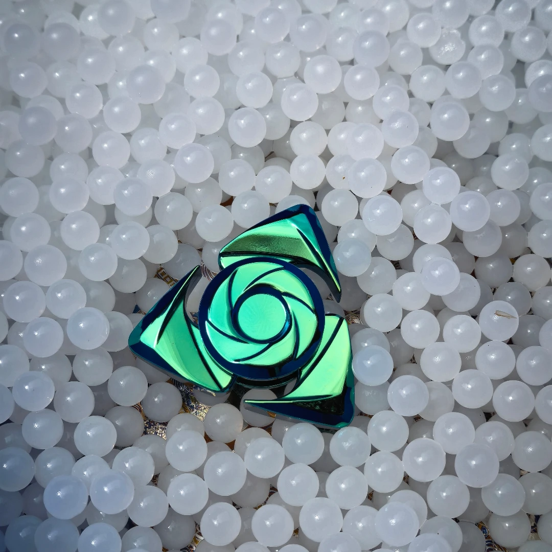 DLEDC New Zirconium Alloy Spin Blade Fidget Spinner