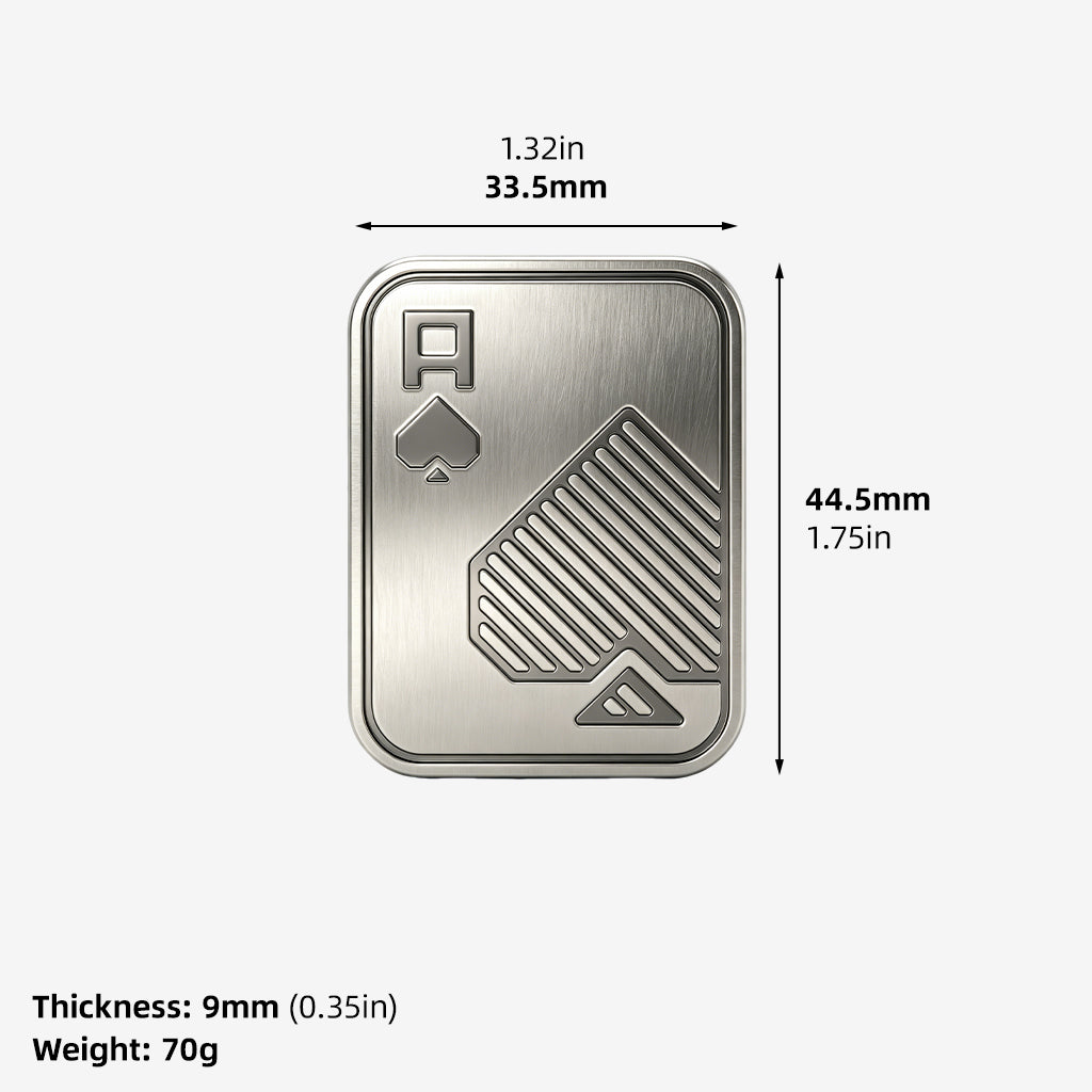 Poker King Metal Magnetic EDC Finger Slider