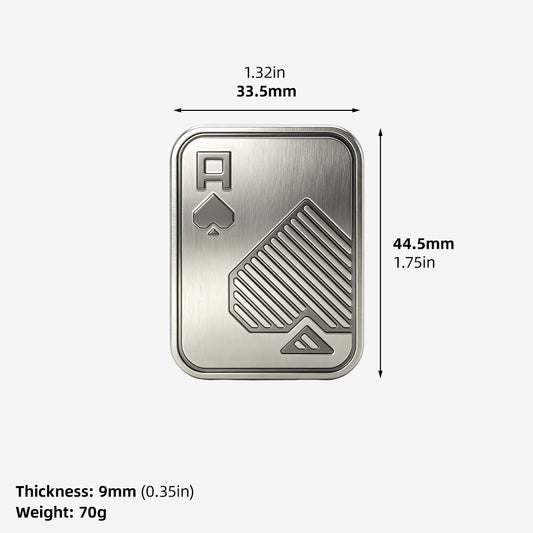 Poker King Metal Magnetic EDC Finger Slider