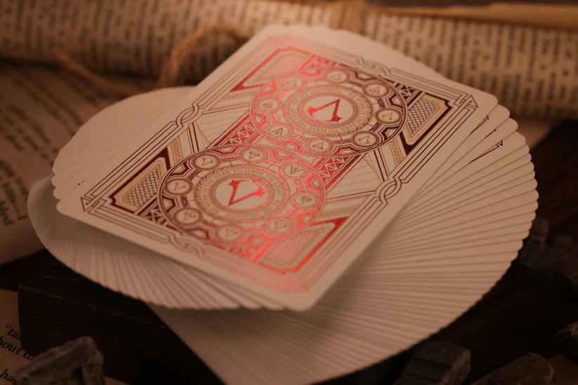 Assassin's Creed Legacy Ver. II Playing Cards - Garnet Hidden Blade Edition