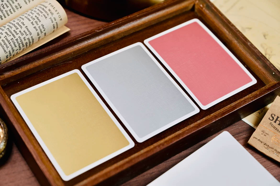 Plain White Cards