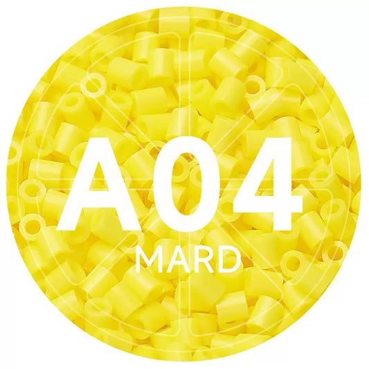 A4 Egg Yolk 2.6mm Mini Fuse Beads Refill Pack, 1,000 Beads, 10g
