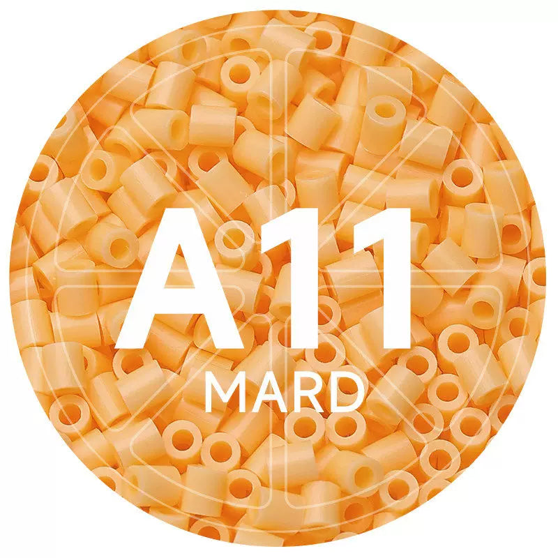 A11 Cream Apricot 2.6mm Mini Fuse Beads Refill Pack, 1,000 Beads, 10g