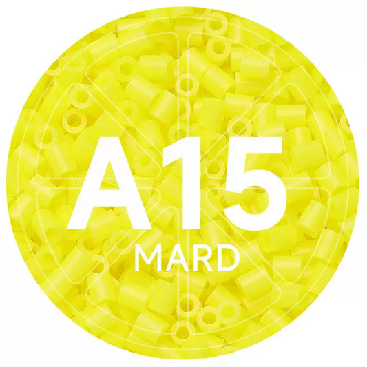 A15 Lemon 2.6mm Mini Fuse Beads Refill Pack, 1,000 Beads, 10g