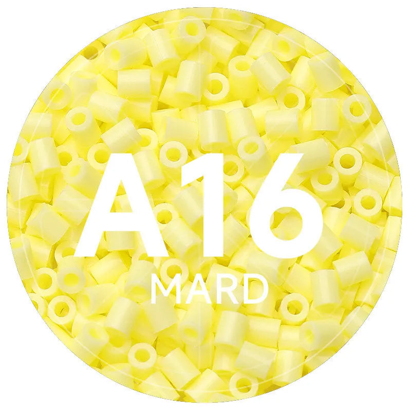 A16 Cream Yellow 2.6mm Mini Fuse Beads Refill Pack, 1,000 Beads, 10g