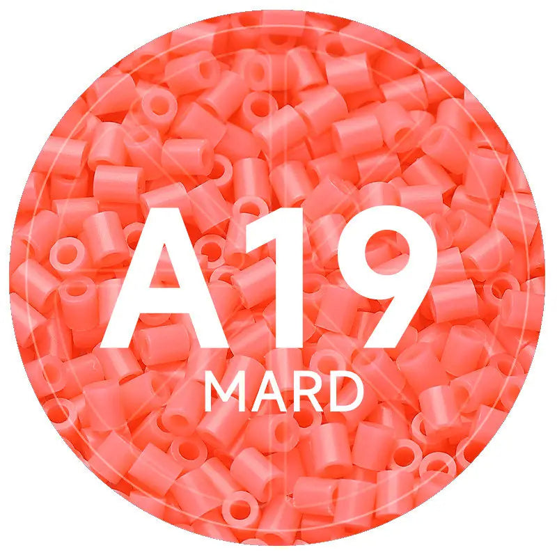 A19 Coral 2.6mm Mini Fuse Beads Refill Pack, 1,000 Beads, 10g
