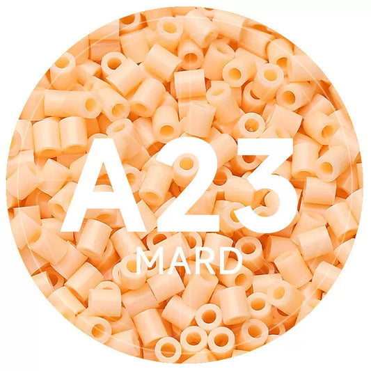 A23 Beige 2.6mm Mini Fuse Beads Refill Pack, 1,000 Beads, 10g