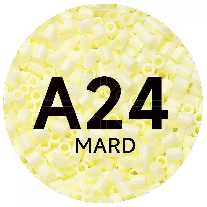 A24 Mint Cream 2.6mm Mini Fuse Beads Refill Pack, 1,000 Beads, 10g