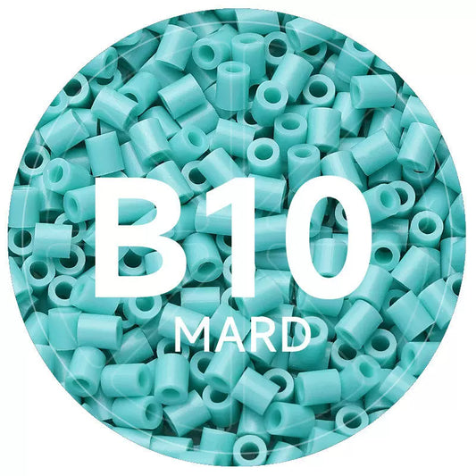 B10 Aqua Mist 2.6mm Mini Fuse Beads Refill Pack, 1,000 Beads, 10g